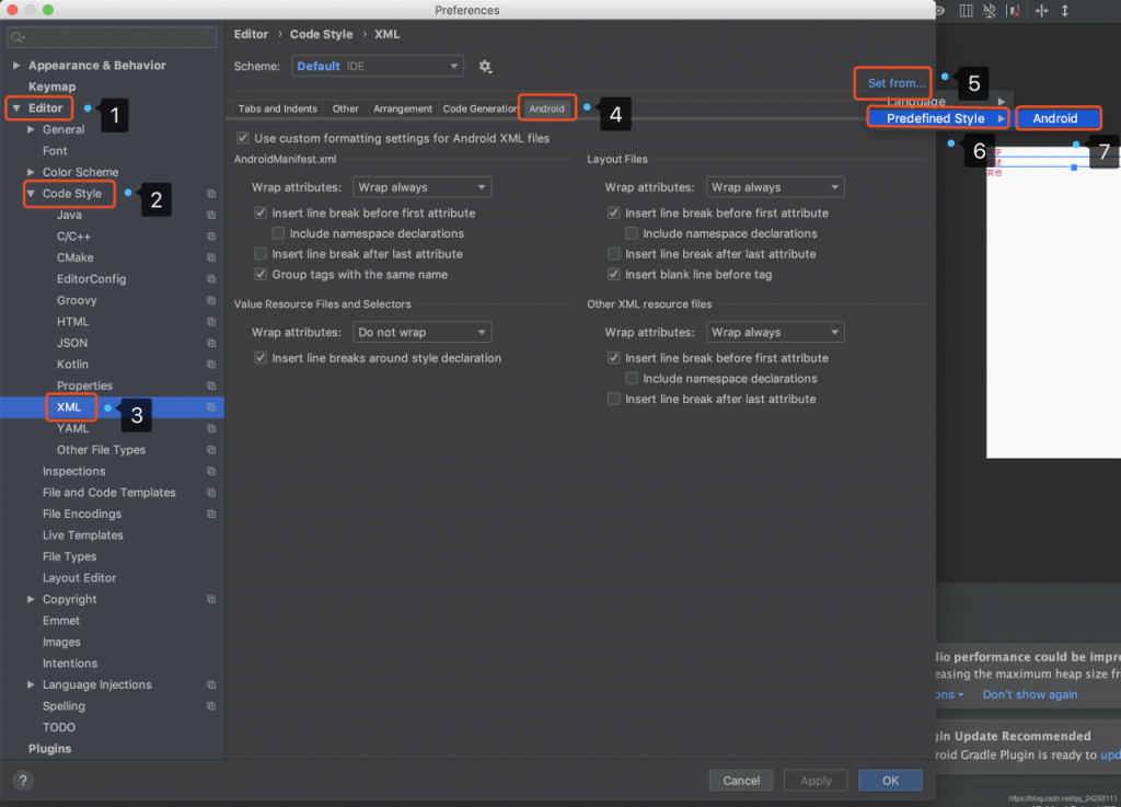 android studio preview failed to execute aapt