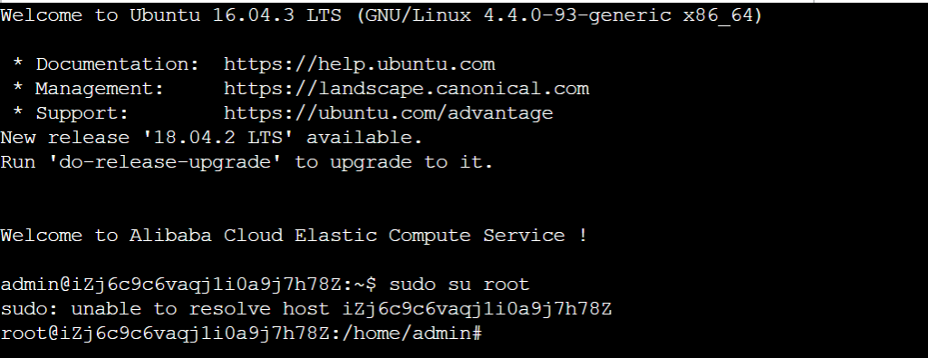 Ubuntu sudo unable to resolve host  DebugAH