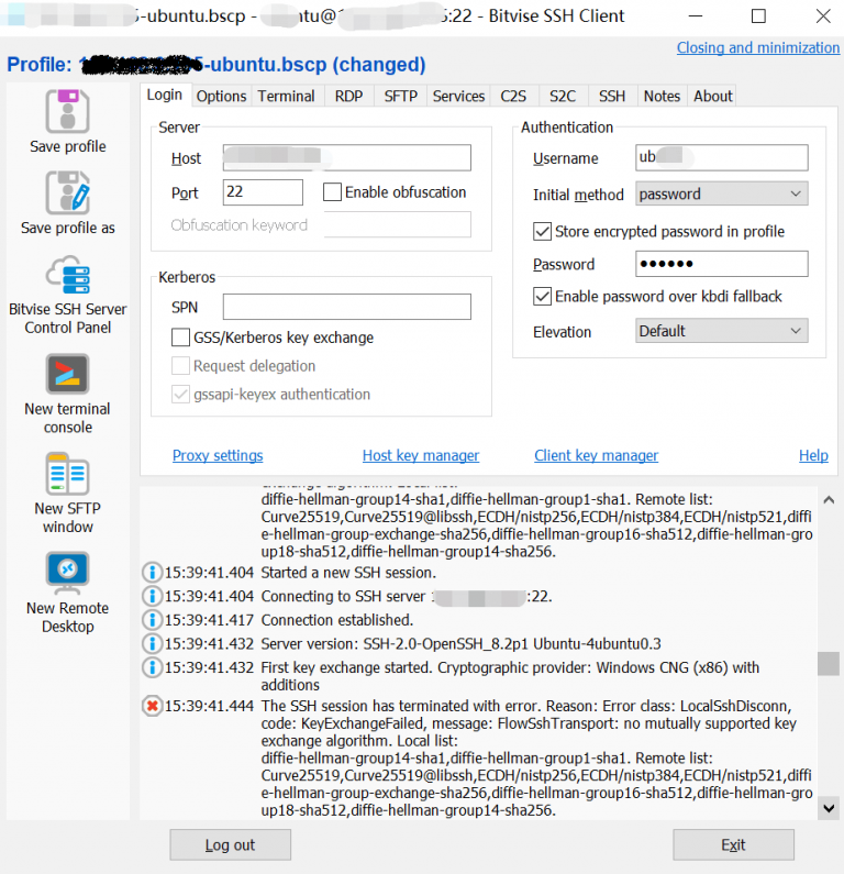  Solved Bitvise Remote Login SSH Error The SSH Session Has Terminated 